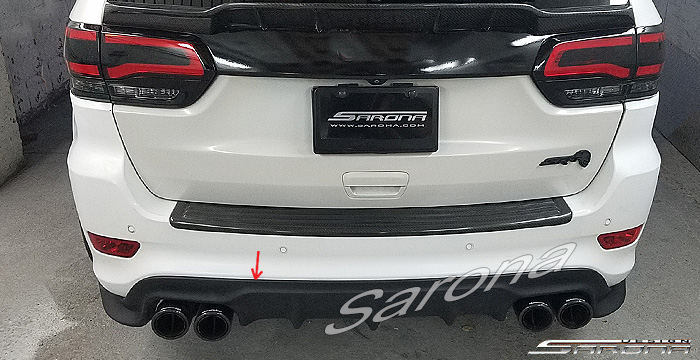 Custom Jeep Grand Cherokee  SUV/SAV/Crossover Rear Lip/Diffuser (2011 - 2021) - $890.00 (Part #JP-015-RA)